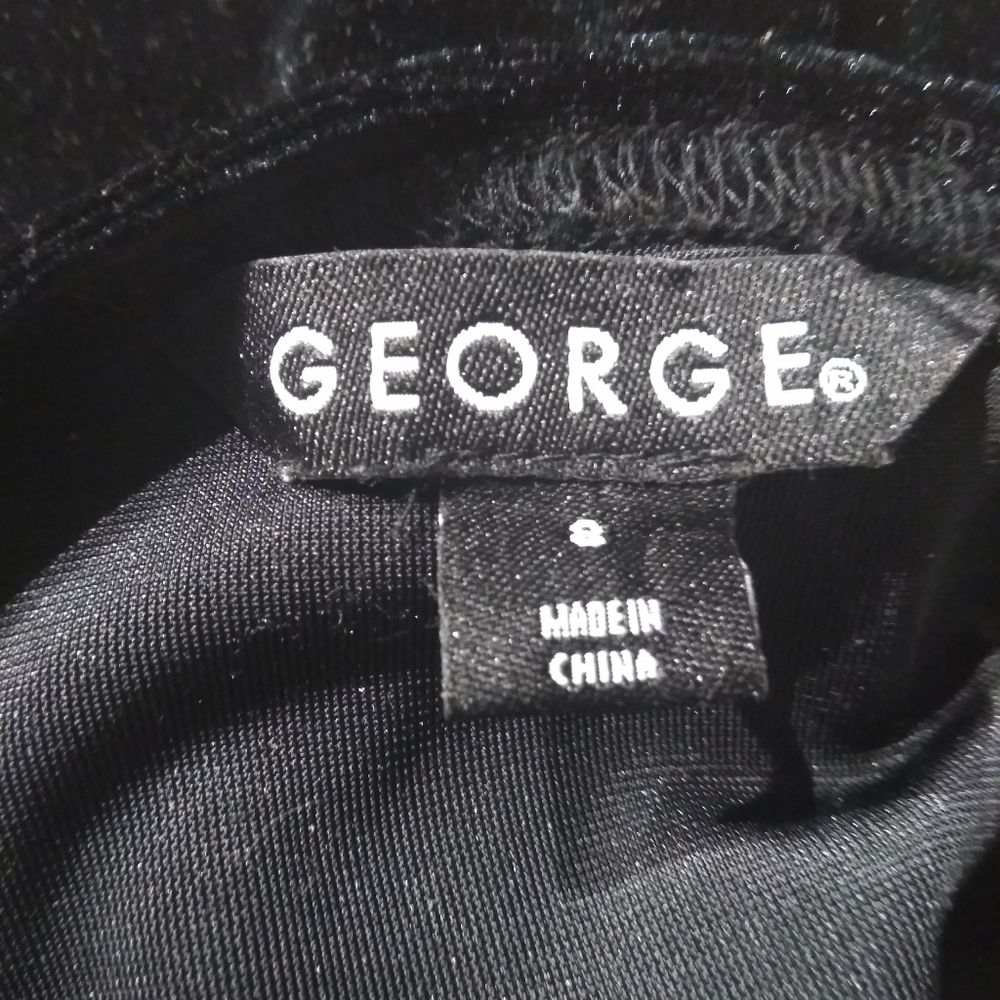George  formal black  dress  girls  Size S - Picture 3 of 4